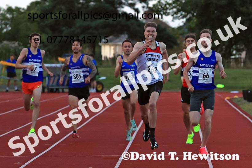 800 metres, 2024 NEGP 6, Monkton Stadium,  Wednesday, August 14th.  Photo: David T. Hewitson/Sports for All Pics